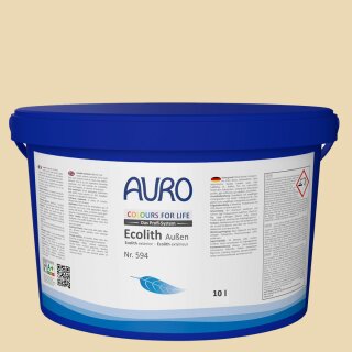 Auro Kalk-Fassadenfarbe Ecolith 594 - Colours for life -  nutmeg brown 20