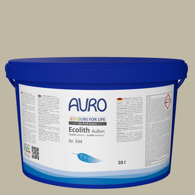 Auro Kalk-Fassadenfarbe Ecolith 594 - Colours for life - olive 15