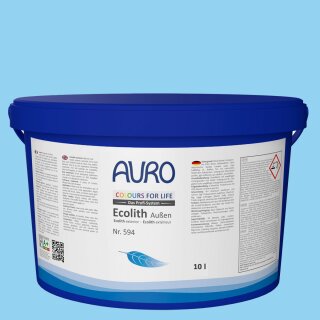 Auro Kalk-Fassadenfarbe Ecolith 594 - Colours for life -  pacific ocean 15