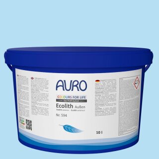 Auro Kalk-Fassadenfarbe Ecolith 594 - Colours for life -  pacific ocean 20