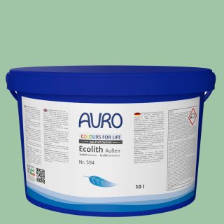 Auro Kalk-Fassadenfarbe Ecolith 594 - Colours for life -  reseda green 15