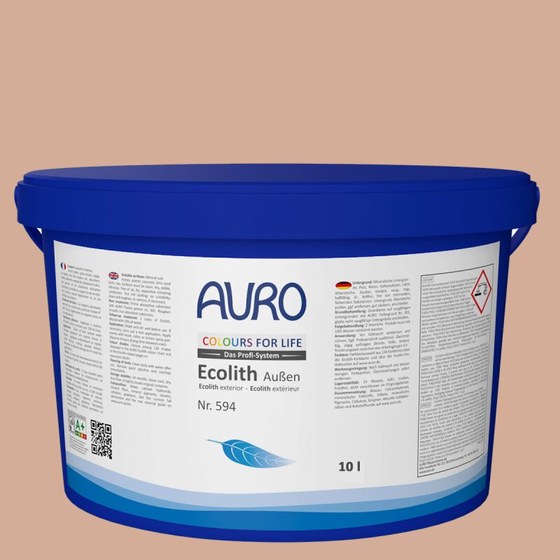 Auro Kalk-Fassadenfarbe Ecolith 594 - Colours for life - rolling tobacco 15