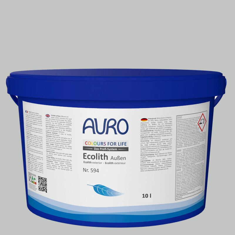 Auro Kalk-Fassadenfarbe Ecolith 594 - Colours for life - slate 25