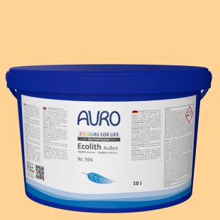 Auro Kalk-Fassadenfarbe Ecolith 594 - Colours for life -  yellow gold 15