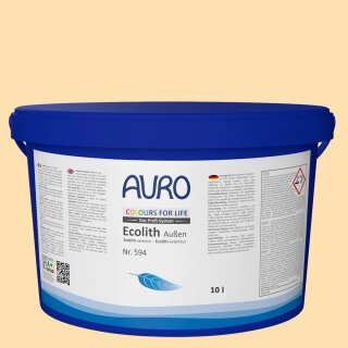 Auro Kalk-Fassadenfarbe Ecolith 594 - Colours for life -  yellow gold 20