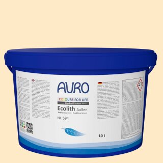 Auro Kalk-Fassadenfarbe Ecolith 594 - Colours for life -  yellow gold 25