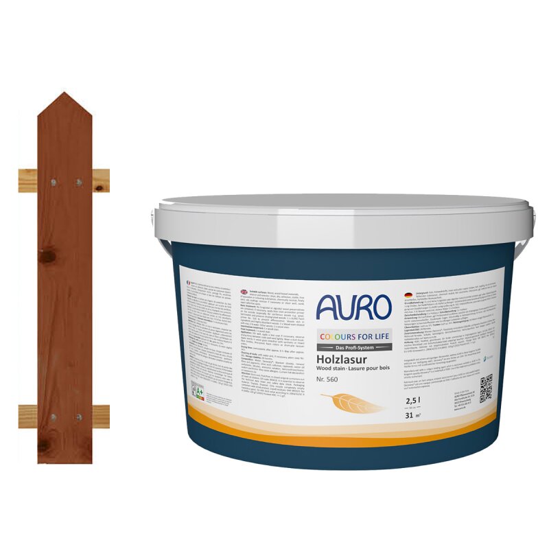 Auro Holzlasur 560 - Colours for life - brunette