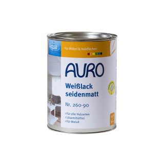 Auro Buntlack seidenmatt 260-90 Wei&szlig;lack Aqua 2,5 Liter