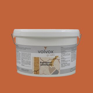 Volvox Espressivo Lehmfarbe backsteinrot - 285