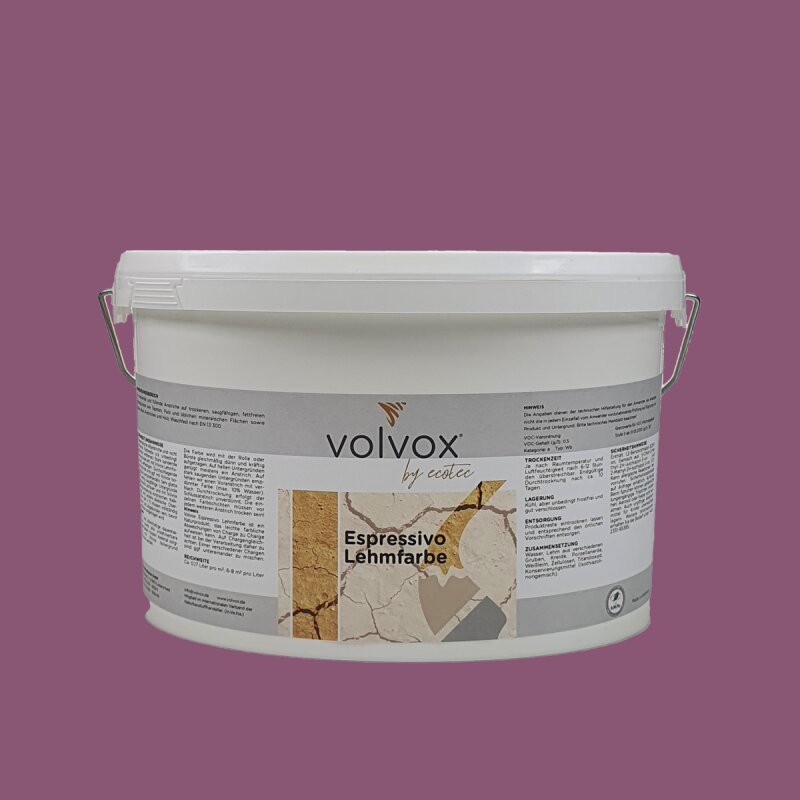 Volvox Espressivo Lehmfarbe grape - 314