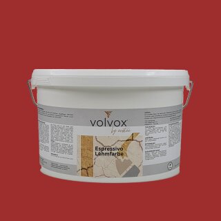 Volvox Espressivo Lehmfarbe rot - 254