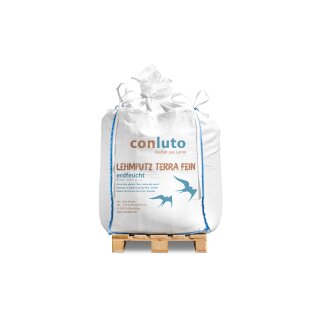 Conluto Lehmputz Terra Fein erdfeucht 500 kg BigBag