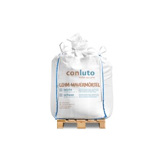 Conluto Lehm-Mauermörtel schwer erdfeucht 1000 kg BigBag