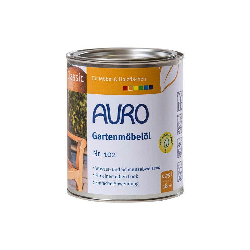 Auro Gartenmöbelöl Classic 102-85 Bangkirai 0,75 Liter