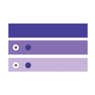 Haga Vollton- und Abt&ouml;nfarbe 537 violett 0,25 Liter