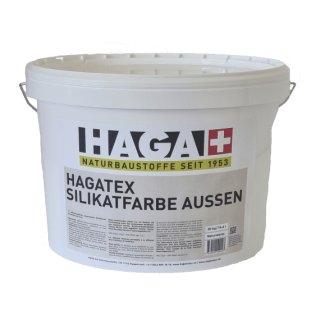 Haga Hagatex-Silikat-Mineralfarbe 600 weiss - 7,2 Liter
