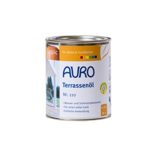 Auro Terrassen&ouml;l 110-81 Teak 0,75 Liter