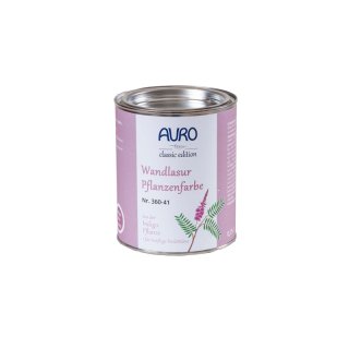 Auro Wandlasur-Pflanzenfarbe 360-41 Indigo-Rotviolett 0,75 Liter