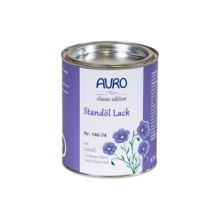 Auro Standöl-Lack 146-74  Grau 0,75 Liter