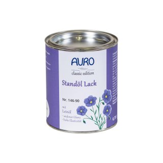 Auro Stand&ouml;l-Lack 146-90  Wei&szlig; 0,75 Liter