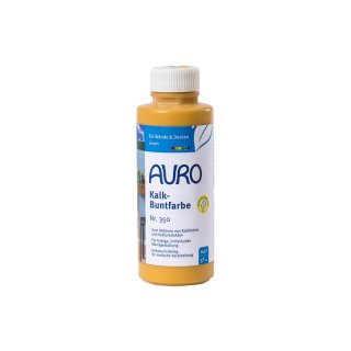 Auro Kalk-Buntfarbe 350-05 Gelb - 0,5 Liter