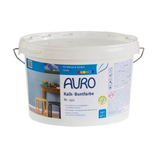 Auro Kalk-Buntfarbe 350-55 Lichtblau - 2,5 Liter