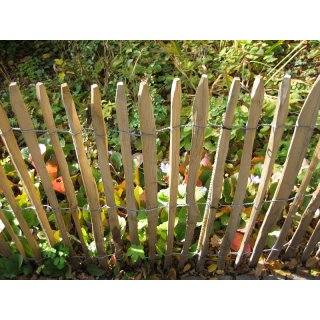 Woodline Staketenzaun Kastanie - Abstand 8cm - 150cm x 5m