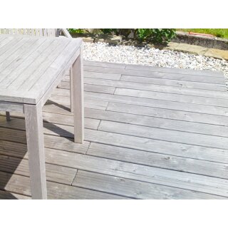 Woodline Terrassendiele Kastanie 2,4 x 200cm geriffelt