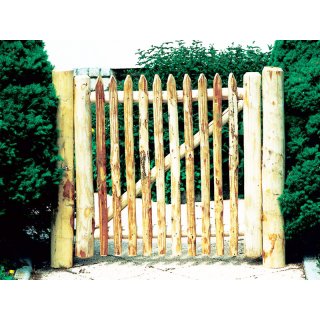 Woodline Gartentüre montiert B x H 150 x 120cm