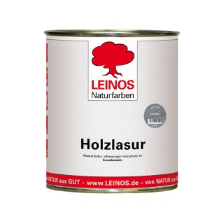 Leinos Holzlasur für innen 261-123 Friesenblau 0,75 Liter