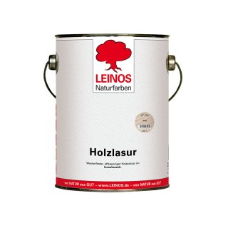 Leinos Holzlasur für innen 261-202 Weiss 2,5 Liter