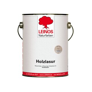 Leinos Holzlasur für innen 261-212 Hellgrau 2,5 Liter