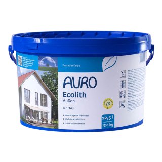 Auro Kalkfarbe Ecolith Fassade 343 - 12,5 Liter
