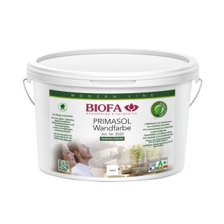 Biofa Naturharzfarbe Primasol 3020 weiss seidenglänzend 10 Liter