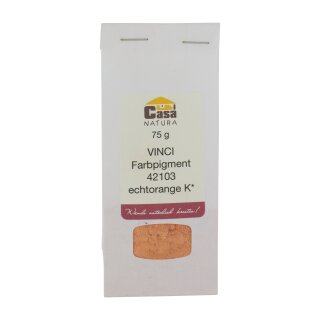 Casa Natura Vinci Farbpigment 42103 echtorange 75 g