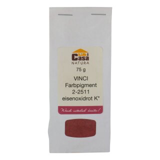 Casa Natura Vinci Farbpigment 43703 eisenoxidrot 75 g