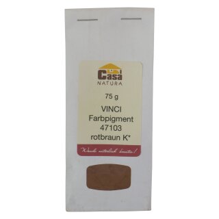 Casa Natura Vinci Farbpigment 47003 rotbraun 75 g