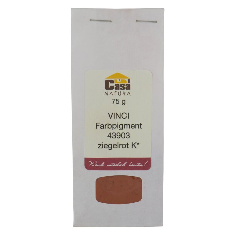 Casa Natura Vinci Farbpigment 43903 ziegelrot 75 g
