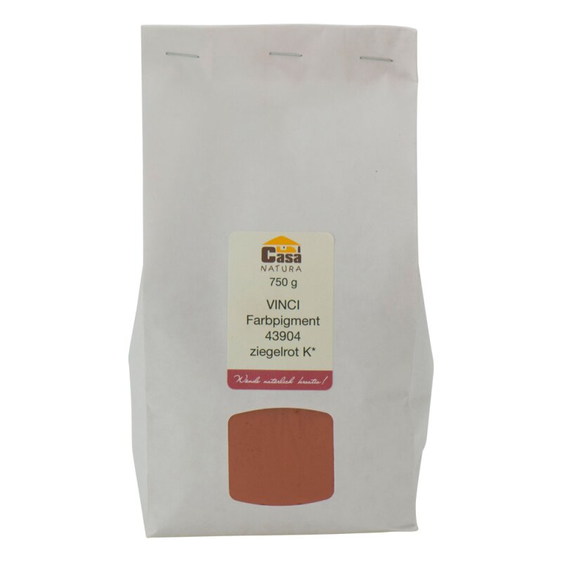 Casa Natura Vinci Farbpigment 43904 ziegelrot 750 g