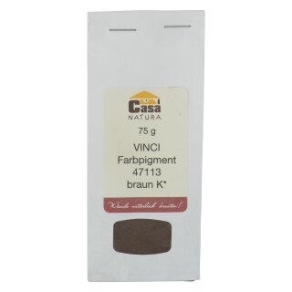 Casa Natura Vinci Farbpigment 47303 braun K 75 g