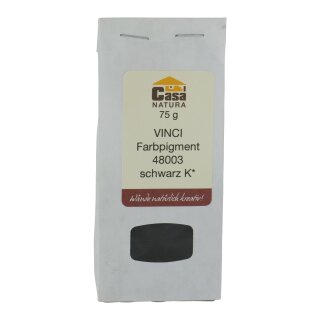 Casa Natura Vinci Farbpigment 48003 schwarz K 75 g