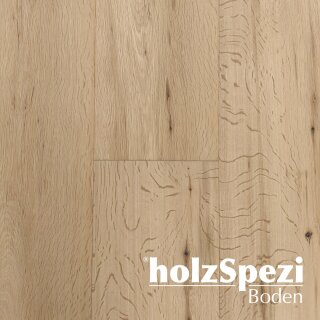 holzspezi Fertigparkett Eiche Tiber Landhausdiele gehobelt Safetop Rohholzoptik 2,88 qm