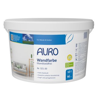 Auro Wandfarbe titandioxidfrei 321-20 - 5 Liter
