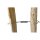 Woodline Verbinder f&uuml;r Staketenzaun zum Schrauben