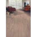 Ziro Holzloc Holz-Fertigparkett, 3-Stab Schiffsboden Donaueiche rustikal, weiß lackiert 2200 x 192 x 14 mm - 2,534 qm