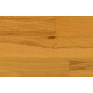 Ziro Holzloc Holz-Fertigparkett, 3-Stab Schiffsboden Buche rustikal ged. lackiert 2200 x192 x14 mm - 2,534 qm