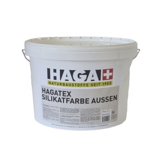 Haga Hagatex Silikatfassadenfarbe außen 600 farbig - 7,2 Liter