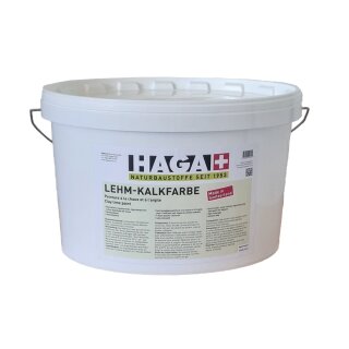 Haga Lehm-Kalkfarbe 417 weiss 1kg - 0,8 Liter