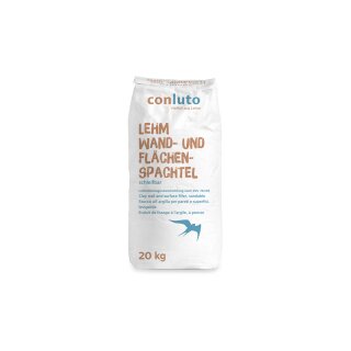 Conluto Lehm Flächenspachtel farbig CF108 Sandstein 20 kg Sack