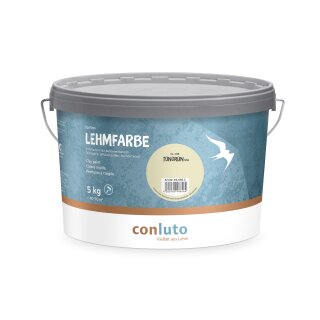 Conluto Lehmfarbe CL 136 Tongrün Hell 5 kg